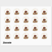 Rond Sticker Beaver (Feuille)