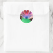 Rond Sticker "Believe" Orchid Design (Sac)