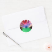 Rond Sticker "Believe" Orchid Design (Enveloppe)