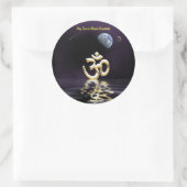 Rond Sticker Bénédiction Aum (Sac)