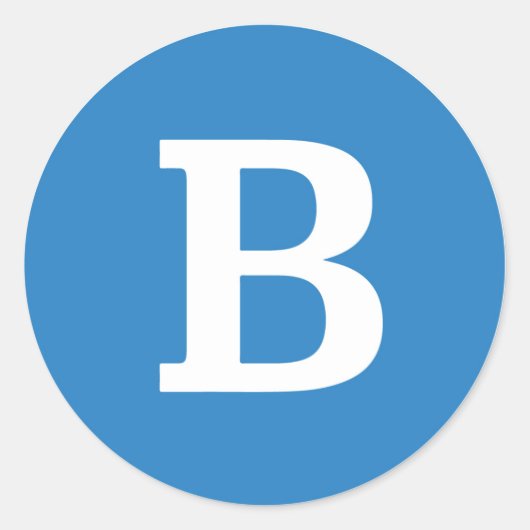 Rond Sticker Bernie Sanders Round "B" (Devant)