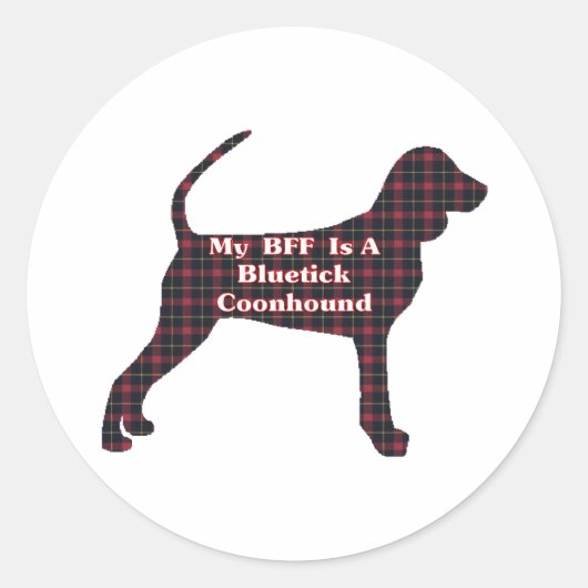 Rond Sticker BFF Bluetick (Devant)