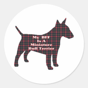 Rond Sticker BFF de Taureau Miniature
