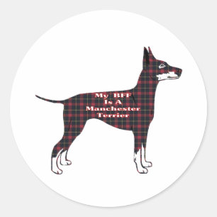 Rond Sticker BFF Terrier de Manchester