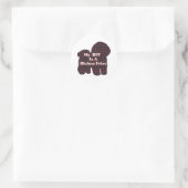 Rond Sticker Bichon Frise BFF (Sac)