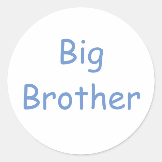 Rond Sticker "Big Brother" (Devant)