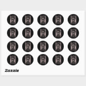 Rond Sticker Black Don't Crack 8 (Feuille)