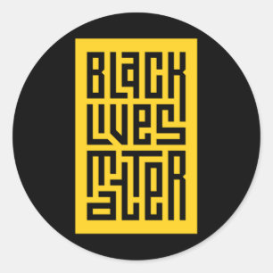Rond Sticker Black Lives 3