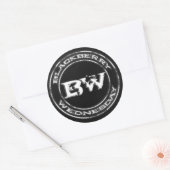 Rond Sticker Blackberry mercredi (Enveloppe)