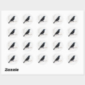 Rond Sticker Blackbird (Feuille)