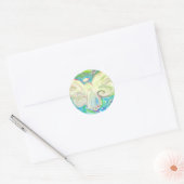 Rond Sticker blanc Angel Lumière (Enveloppe)