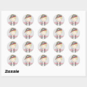Rond Sticker Blonde Pirate Boy (Feuille)