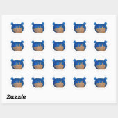 Rond Sticker Blueberry Blonde ! (Feuille)