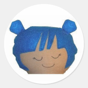 Rond Sticker Blueberry Blonde !