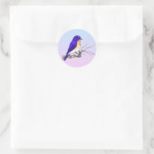 Rond Sticker Bluebird (Sac)