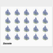 Rond Sticker Bluebonnet (Feuille)