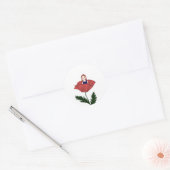 Rond Sticker - Blume - Mädchen - Basteln (Enveloppe)