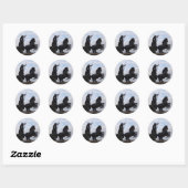 Rond Sticker Boadicea Statue (Feuille)