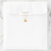 Rond Sticker Boho Fall Citrouille Merci Favoriser (Sac)