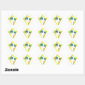 Rond Sticker Bom.Bom Galupe (Feuille)