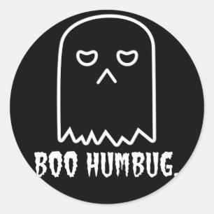 Rond Sticker Boo Humbug