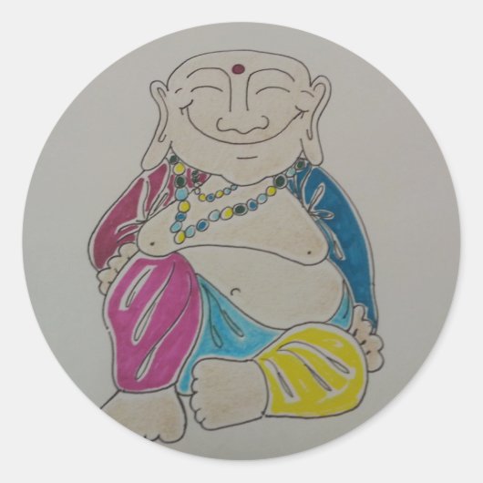 Rond Sticker Bouddha (Devant)