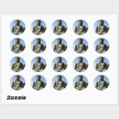 Rond Sticker Bouddha (Feuille)