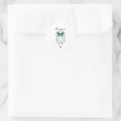 Rond Sticker Bouteille Catcher Rêve Vert (Sac)
