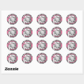 Rond Sticker Boutique Chic 3 (Feuille)