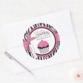 Rond Sticker Boutique Chic Business (Enveloppe)