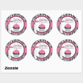 Rond Sticker Boutique Chic Business (Feuille)