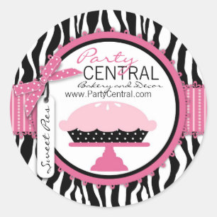 Rond Sticker Boutique Chic Pie Business