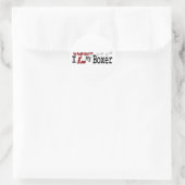 Rond Sticker Boxer (I Love) (Sac)