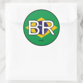Rond Sticker Brésil Brasil Euro (Sac)