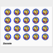 Rond sticker Bri (Feuille)