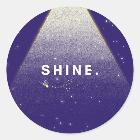 Rond Sticker brillant (Devant)