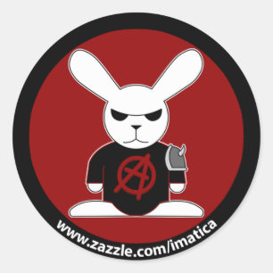 Rond Sticker Bruno avec bordure