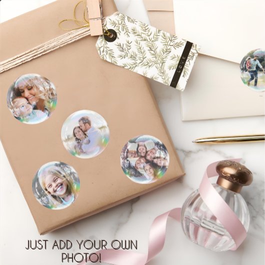 Rond Sticker Bubble Personnalisé Fun