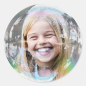 Rond Sticker Bubble Personnalisé Fun (Devant)