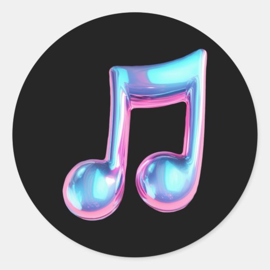 Rond Sticker Bubblegum Beats (Devant)