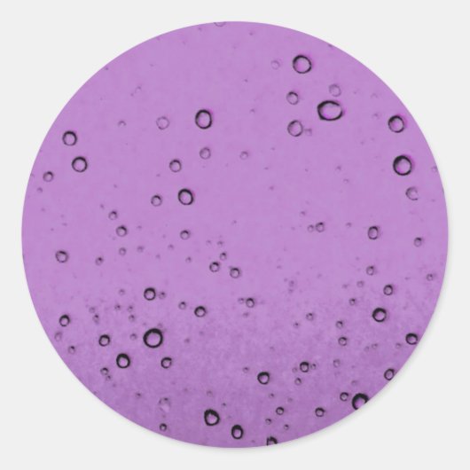 Rond Sticker Bubbles Violet (Devant)