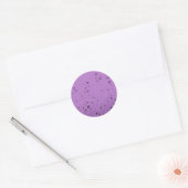 Rond Sticker Bubbles Violet (Enveloppe)