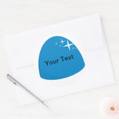 Rond Sticker Buffet Giant Blue Gumdrop Candy (Enveloppe)