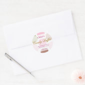Rond Sticker Buffet WhimsicalDotty Anniversaire (Enveloppe)