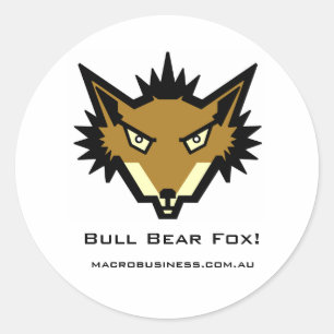 Rond Sticker Bull Bear Fox Neo Reynard