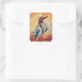 Rond Sticker Bull et Rider (Sac)
