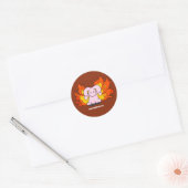 Rond Sticker Bunny en colère (Enveloppe)