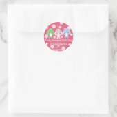 Rond Sticker Bunny Pinky 1 (Sac)
