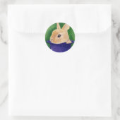 Rond Sticker Bunny Top Hat (Sac)