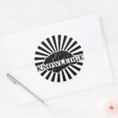 Rond Sticker "Burst" (Enveloppe)